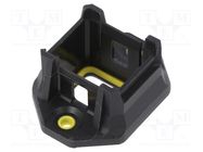 Enclosure: for HDC connectors; Han® 1A; for panel mounting HARTING