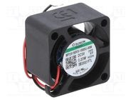 Fan: DC; axial; 5VDC; 25x25x15mm; 2.21m3/h; Vapo; 5300rpm; Len: 0.15m SUNON