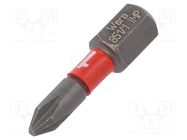 Screwdriver bit; Phillips; PH1; Overall len: 25mm WERA