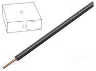Wire; H07V-U; 1.5mm2; wire; Cu; PVC; black; 450V,750V; 100m; CPR: Eca HELUKABEL
