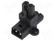 Transition: T adapter; male,female x2; EPN2; 16A; 250VAC; PIN: 2 