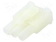Connector: wire-wire/PCB; plug; female; Standard .093"; PIN: 3 MOLEX