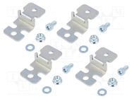 Wall mounting element; steel; for enclosures; 4pcs. ETI POLAM