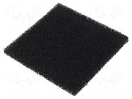 Spare part: filter; for soldering fume absorber; 130x130x10mm QUICK