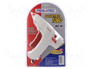 Hot melt glue gun; Ø: 11mm; Effic: 18g/min; 60W; max.193°C; 230VAC MEGATEC