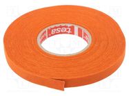 Tape: textile; W: 9mm; L: 25m; Thk: 0.26mm; Automotive; acrylic; 150°C TESA