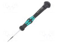 Screwdriver; precision; slot; 0.8x0.16mm; Kraftform Micro WERA