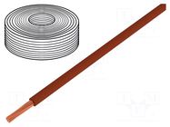 Wire; H07Z-K; stranded; Cu; 2.5mm2; FRNC; brown; 450V,750V; Class: 5 LAPP