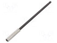 Holder; Socket size-inch: 1/4"; HEX 1/4"; Overall len: 200mm WIHA