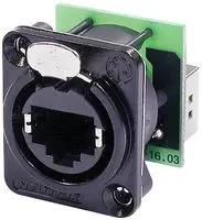 IN-LINE ADAPTER, RJ45 8P JACK-JACK