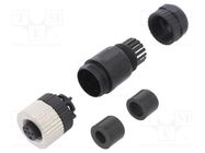 Connector: M12; plug; PIN: 4; female; A code-DeviceNet / CANopen DEGSON ELECTRONICS