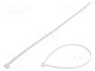 Cable tie; L: 368mm; W: 7.6mm; polyamide; 533N; natural; Ømax: 96mm FIX&FASTEN