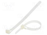 Cable tie; multi use; L: 150mm; W: 7.6mm; polyamide; 222N; natural FIX&FASTEN