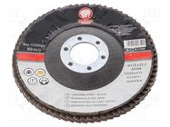 Flap grinding wheels; Ø: 115mm; Øhole: 22mm; Granularity: 60 MEDID