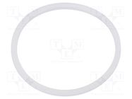 Gasket; polyetylene; Thk: 1.7mm; Øint: 40mm; Øout: 49.1mm; M40 