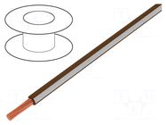 Wire; X05V-K; stranded; Cu; 0.75mm2; PVC; brown-white; 300V,500V LAPP