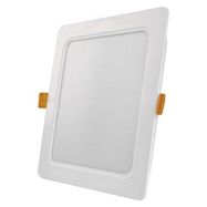 LED recessed luminaire RUBIC, square, white, 18W, neutral white, EMOS