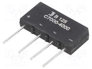 Bridge rectifier: single-phase; Urmax: 250V; If: 7A; Ifsm: 150A DIOTEC SEMICONDUCTOR