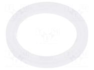 Gasket; polyetylene; Thk: 1mm; Øint: 12mm; Øout: 16.3mm; M12 OBO BETTERMANN