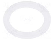 Gasket; polyetylene; Thk: 1mm; Øint: 12mm; Øout: 16.3mm; M12 OBO BETTERMANN