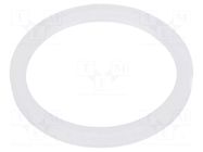Gasket; polyetylene; Thk: 1.4mm; Øint: 25mm; Øout: 31.3mm; M25 OBO BETTERMANN