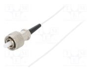 Optic fiber pigtail; FC/UPC; 1m; Optical fiber: 9/125um; LSZH QOLTEC