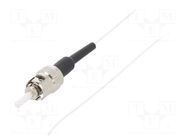 Optic fiber pigtail; ST/UPC; 2m; Optical fiber: 9/125um; LSZH QOLTEC