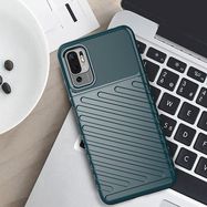 Thunder Case Flexible Tough Rugged Cover TPU Case for Xiaomi Redmi Note 10 5G / Poco M3 Pro black, Hurtel
