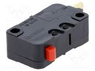 Microswitch SNAP ACTION; 16A/250VAC; without lever; SPST-NO OMRON Electronic Components
