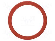 Gasket; GFK; Thk: 1.6mm; Øint: 32.5mm; Øout: 42.5mm; M32; -60÷105°C HUMMEL