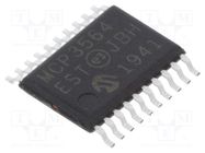 IC: A/D converter; Ch: 8; 24bit; 156ksps; 2.7÷3.6V; TSSOP20; ±7LSB MICROCHIP TECHNOLOGY