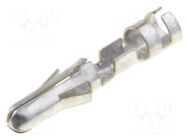 Contact; male; .140 MATE-N-LOK; brass; tinned; 0.5÷2mm2; crimped TE Connectivity