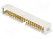 Connector: IDC; socket; male; PIN: 40; straight; THT; 2.54mm; 2x20 HARTING