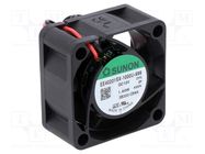 Fan: DC; axial; 12VDC; 40x40x20mm; 18.35m3/h; 27.5dBA; 8000rpm SUNON