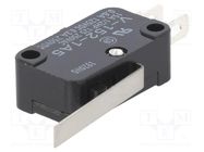 Microswitch SNAP ACTION; 15A/250VAC; with lever; SPDT; ON-(ON) OMRON Electronic Components