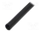 Protective tube; Size: 17; polyamide; black; -40÷120°C; Øout: 21mm HUMMEL