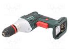 Drill; Power supply: rechargeable battery Li-Ion 18V x1; 1÷10mm METABO