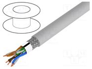 Wire; ETHERLINE® LAN 200,SF/UTP; 4x2x24AWG; 5e; wire; Cu; PVC; grey LAPP