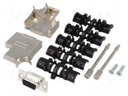 Connector: D-Sub HD; PIN: 15; plug; female; soldering; for cable ENCITECH