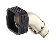 BACKSHELL, 45DEG, COMPOSITE, W/CABLE TIE