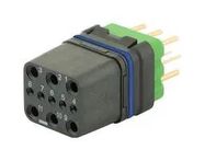 RECTANGULAR MODULE, RCPT, 11POS, 3ROW