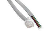 ENET CABLE, , RJ12 PLUG-FREE END, 7FT