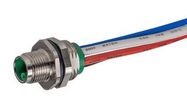 CABLE ASSY, 4P M12 PLUG-FREE END, 7.5"