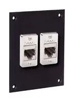 PATCH PANEL, 2PORT, RJ45 COUPLER, CAT6