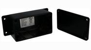 ENCLOSURE, WALL MOUNT, ALUMINIUM, BLACK