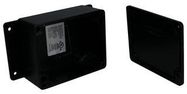 ENCLOSURE, WALL MOUNT, ALUMINIUM, BLACK