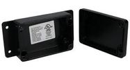 ENCLOSURE, WALL MOUNT, ALUMINIUM, BLACK