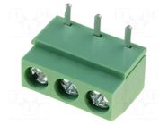 Connector: PCB terminal block; terminal; 18A; 250V; straight; 1x3 DEGSON ELECTRONICS