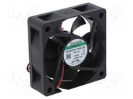 Fan: DC; axial; 24VDC; 60x60x20mm; 43.2m3/h; 39dBA; Vapo; 5700rpm SUNON