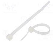 Cable tie; L: 150mm; W: 7.6mm; polyamide; 533N; natural; Ømax: 35mm FIX&FASTEN